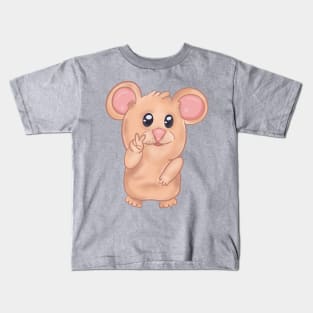 Peace Sign Hamster Kids T-Shirt